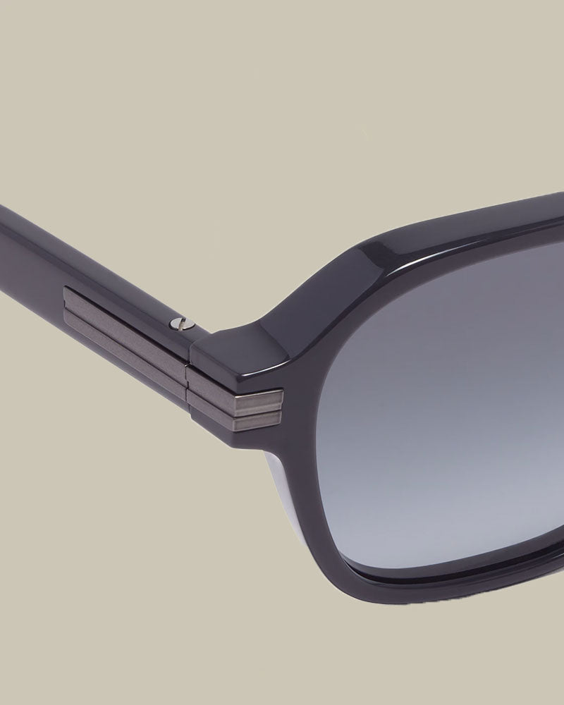 Acetate Bridgeless Sunglasses Asphalt