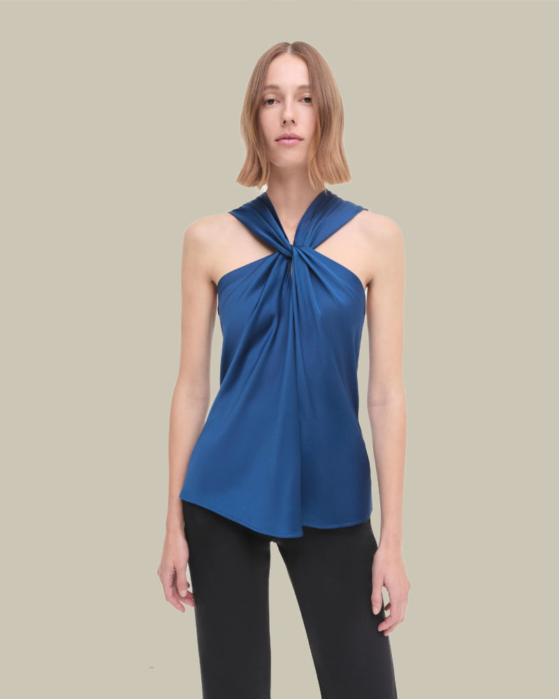 Ria Sleeveless Top Marine