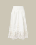 Kaius Midi Skirt Ivory