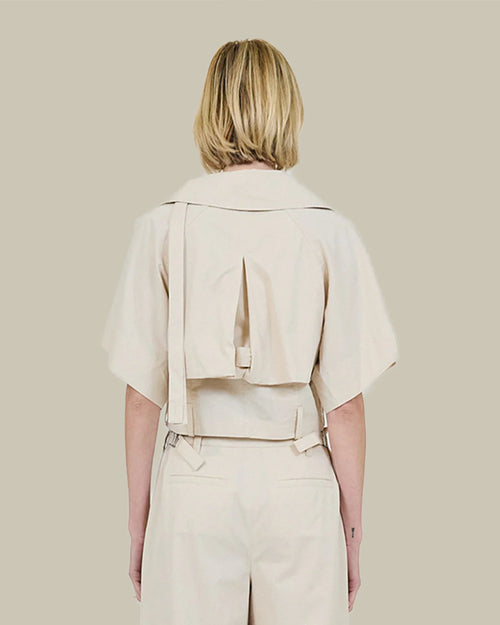 Axel Sand Short Sleeved Top