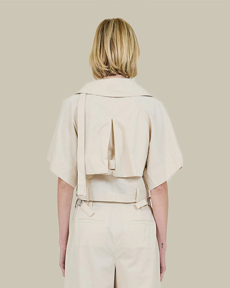 Axel Sand Short Sleeved Top
