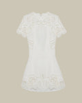 Morrigan Linen Mini Dress Ivory