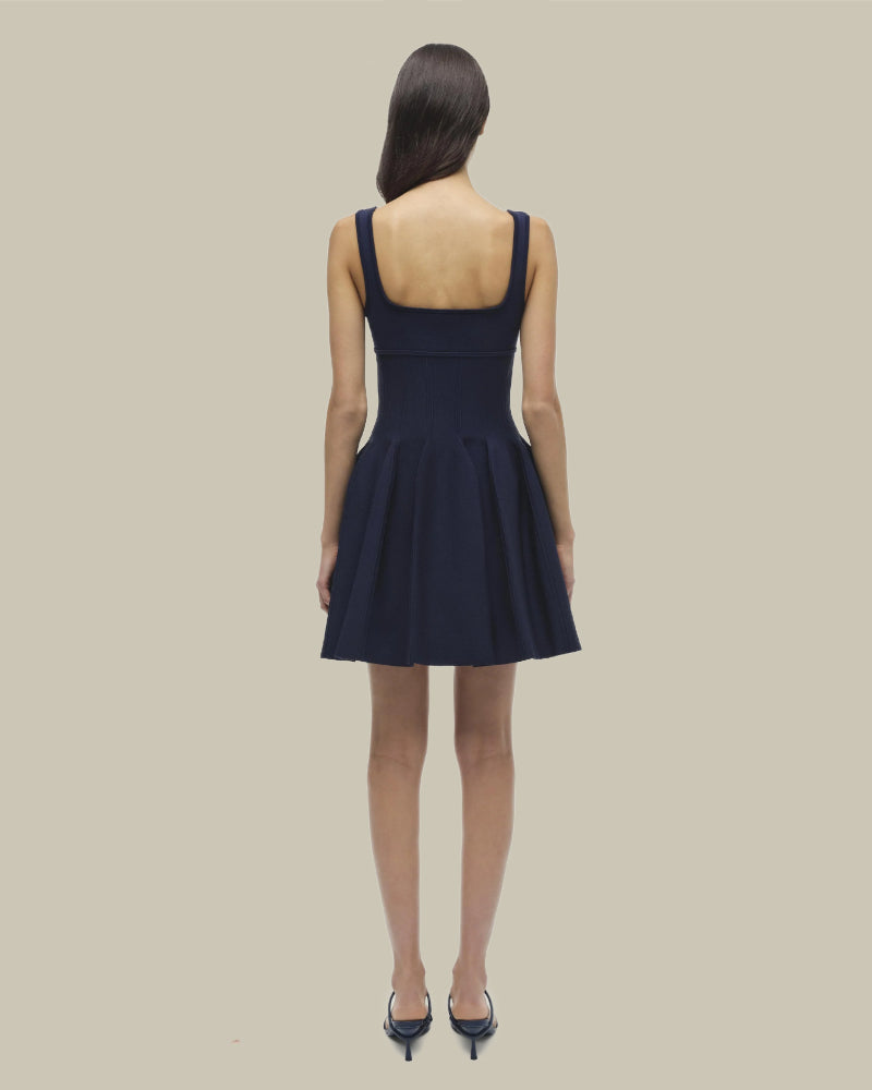 Elektra Knit Mini Dress Midnight