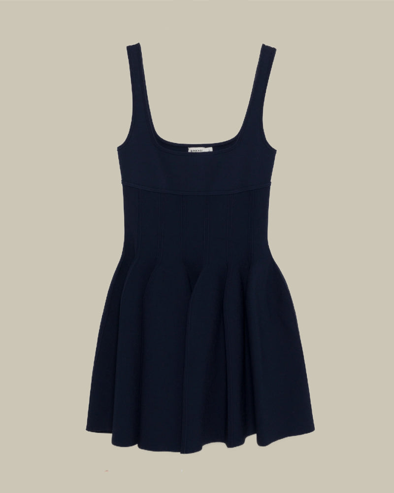 Elektra Knit Mini Dress Midnight