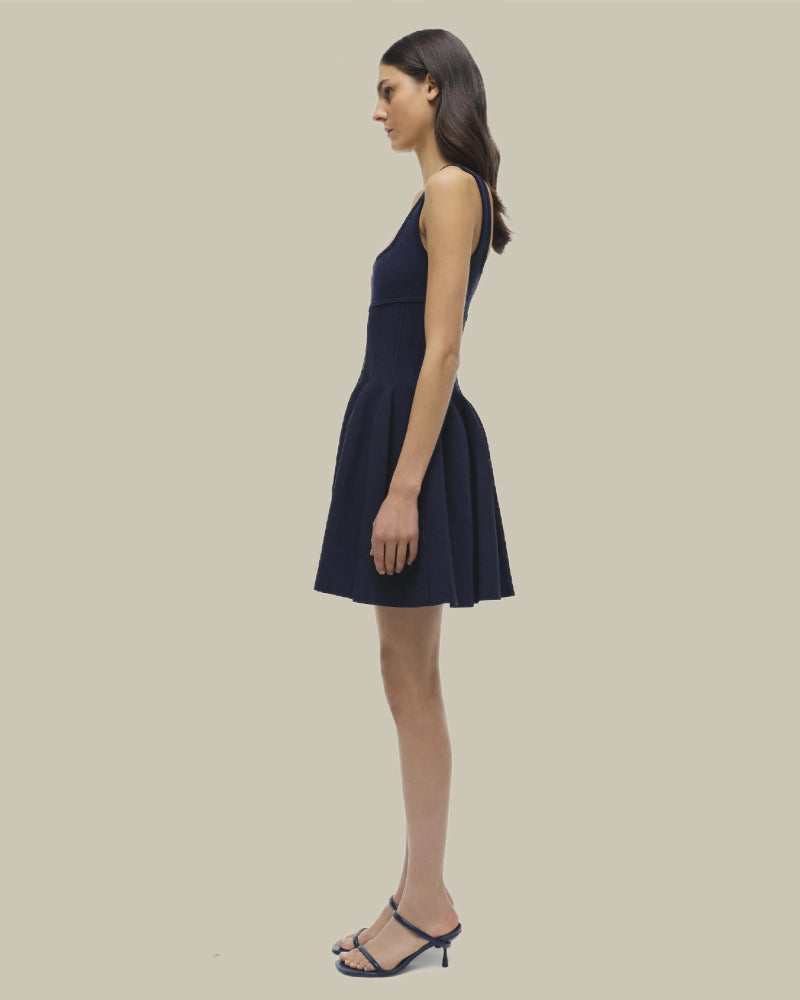 Elektra Knit Mini Dress Midnight