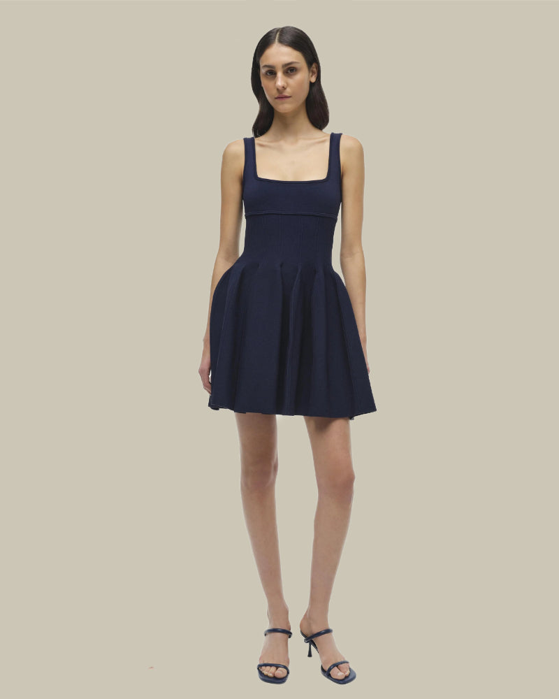 Elektra Knit Mini Dress Midnight