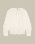 Wendlyn Embroidered Long-Sleeve Top
