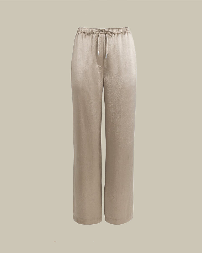 Elliat Olive Straight Leg Trouser