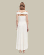 Amarantha Off Shoulder Dress Ivory