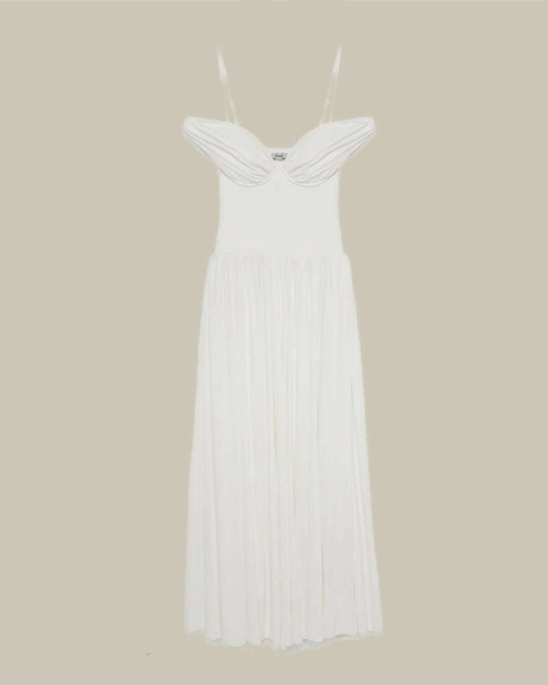 Amarantha Off Shoulder Dress Ivory