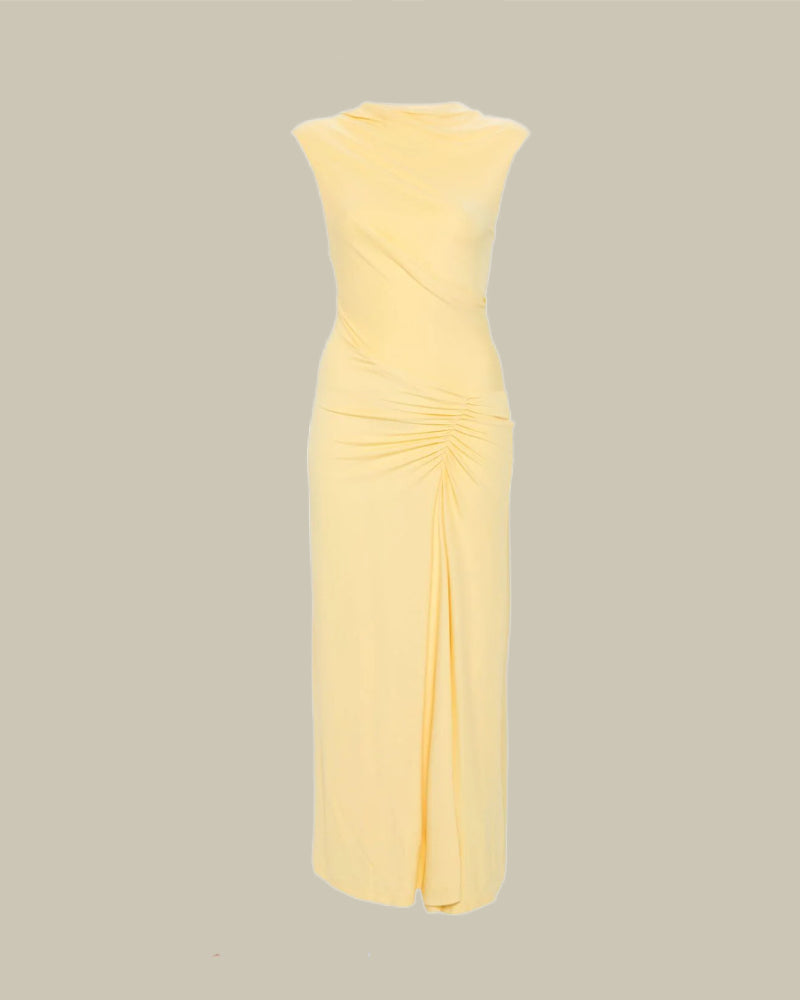 Acacia Midi Dress Yellow