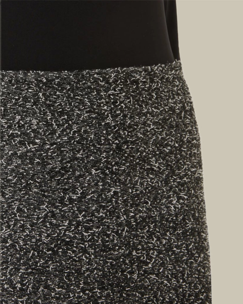 Anemone Black Donegal Wool Skirt