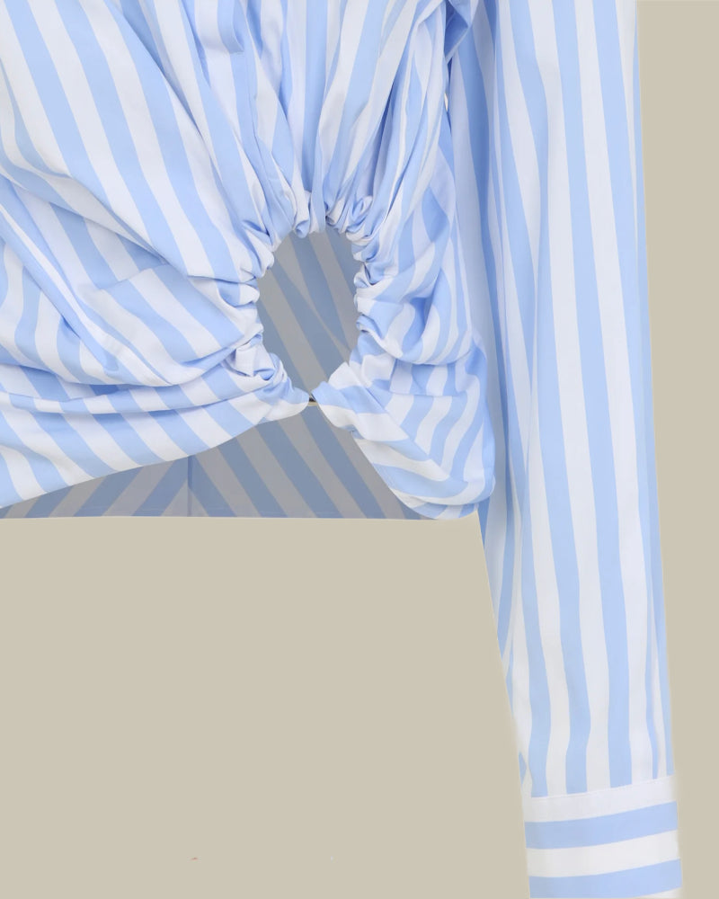 Palmizi Striped Poplin Shirt