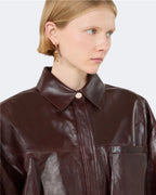 Boxy Nappa Leather Jacket
