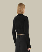Slim Pure Cashmere Sweater Black