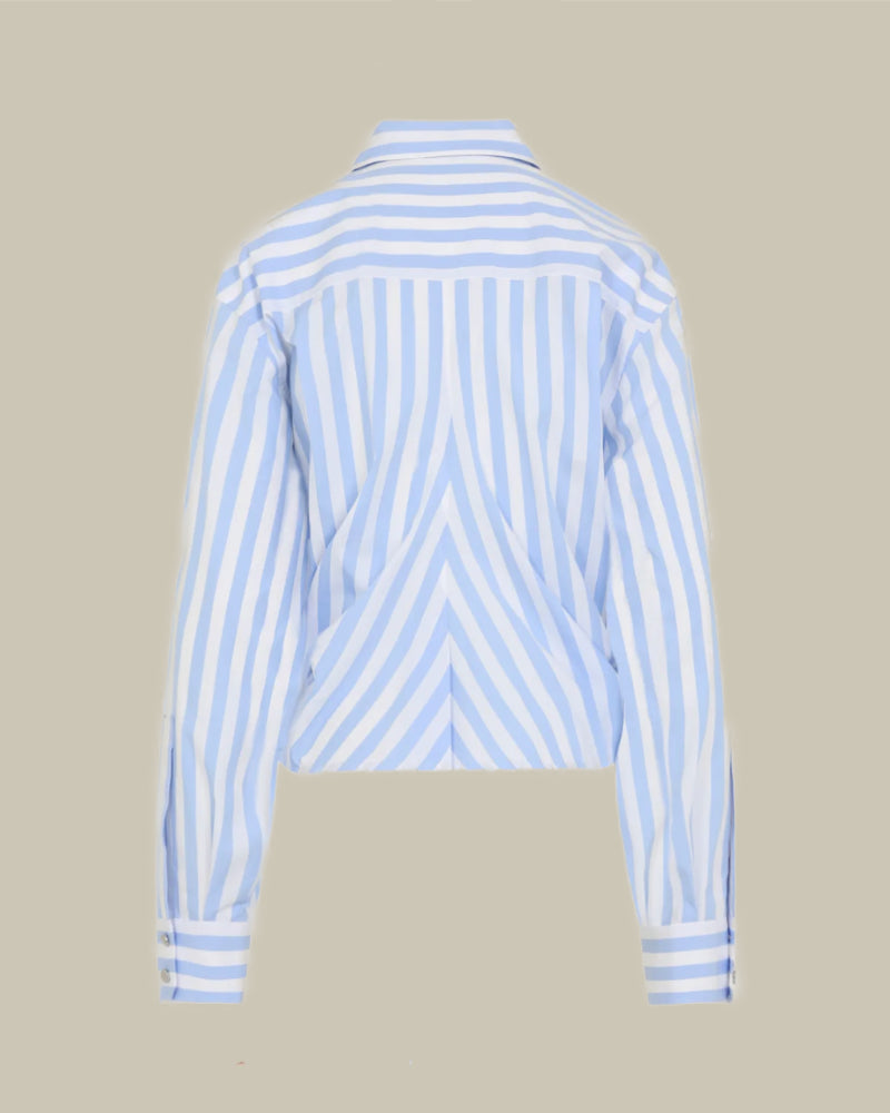 Palmizi Striped Poplin Shirt