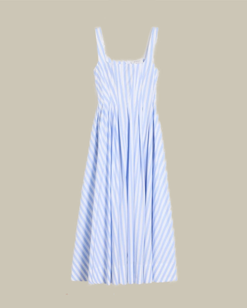 Long Cotton Poplin Dress