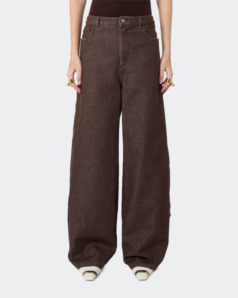 Denim Palazzo Trousers