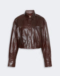 Boxy Nappa Leather Jacket
