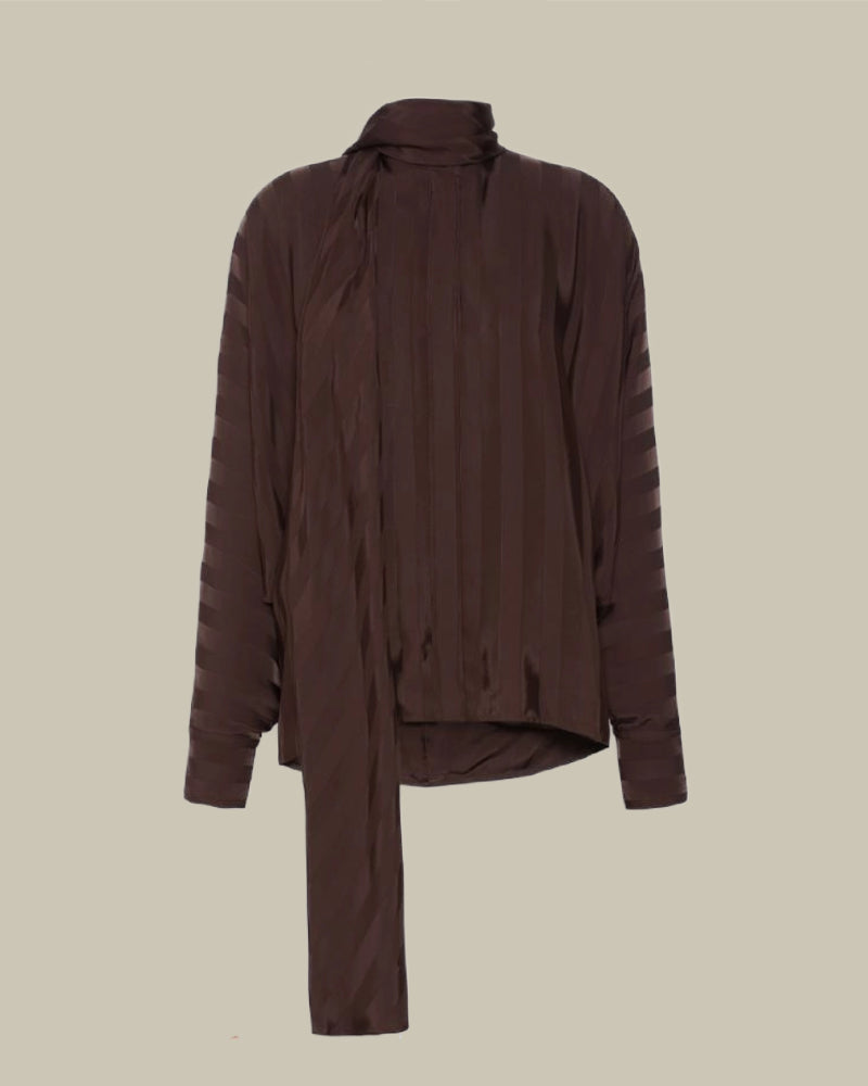 Oversized Kimono Shirt Chocolate