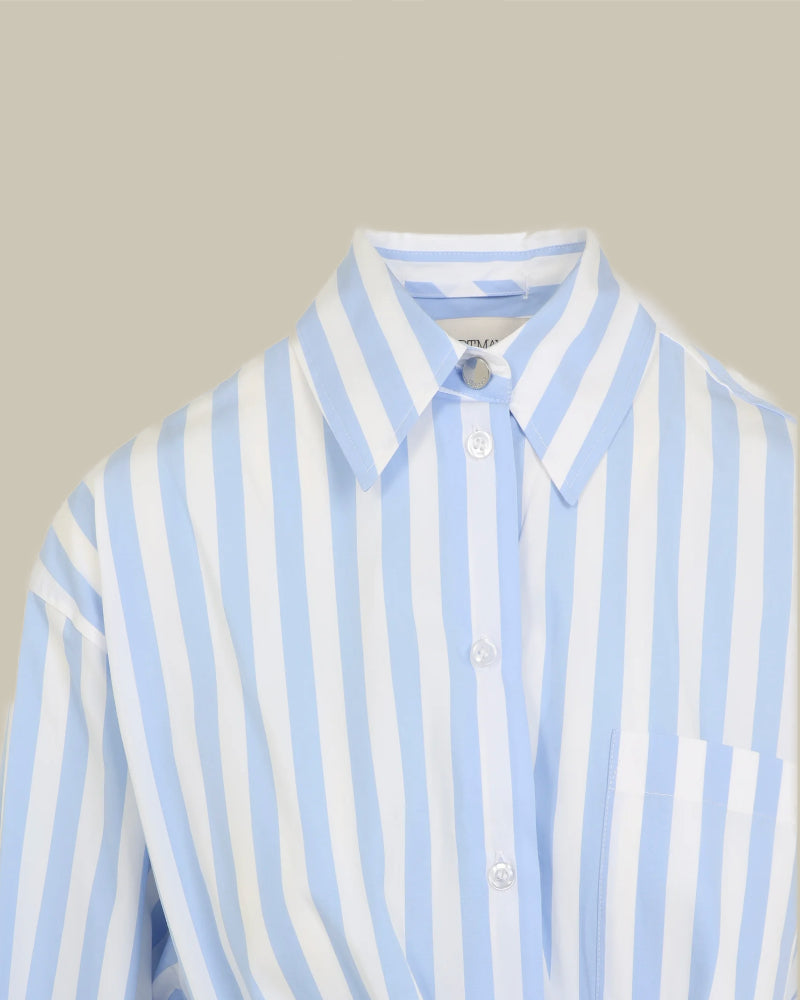 Palmizi Striped Poplin Shirt