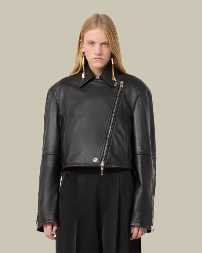 Nappa Leather Biker Jacket