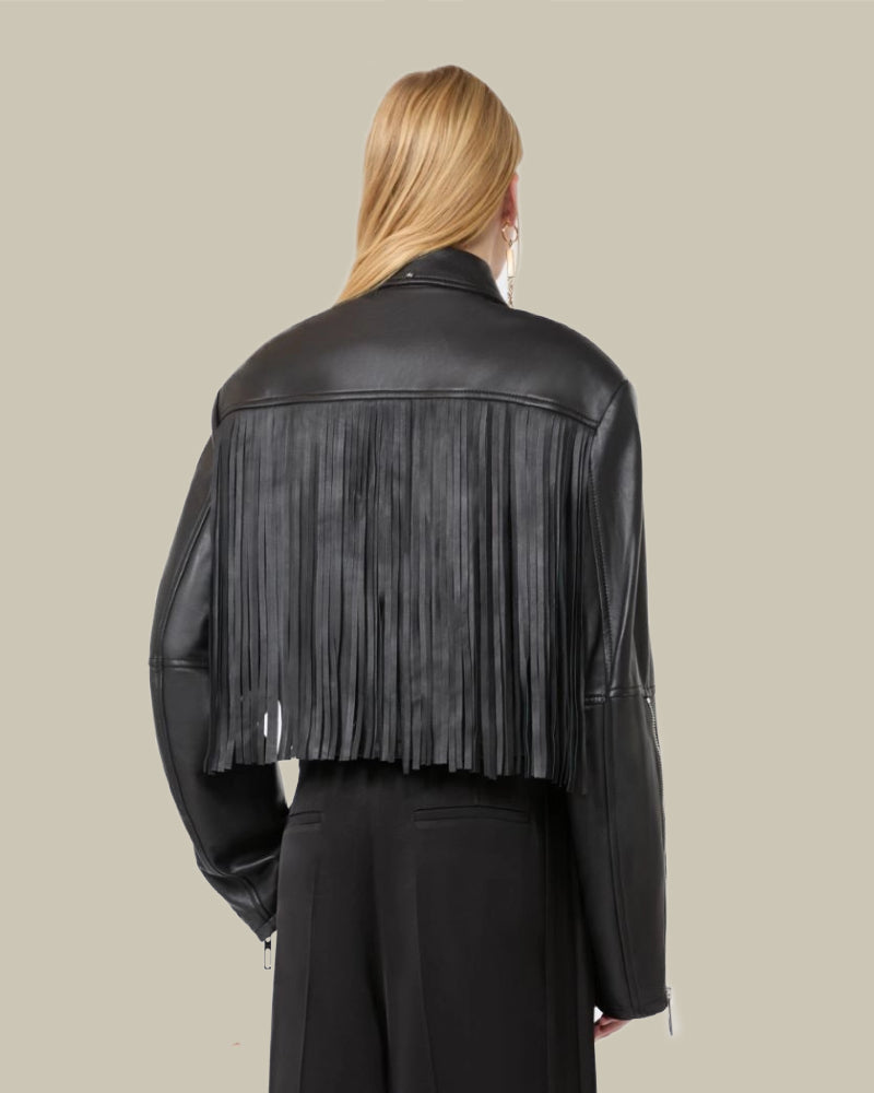 Nappa Leather Biker Jacket