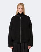 Double-Faced Pure Wool Bomber Jacket