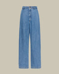 Oversized Tencel Jeans Midnight Blue