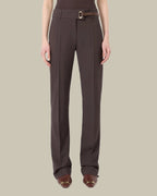 Slim Fit Stretch Viscose Trousers