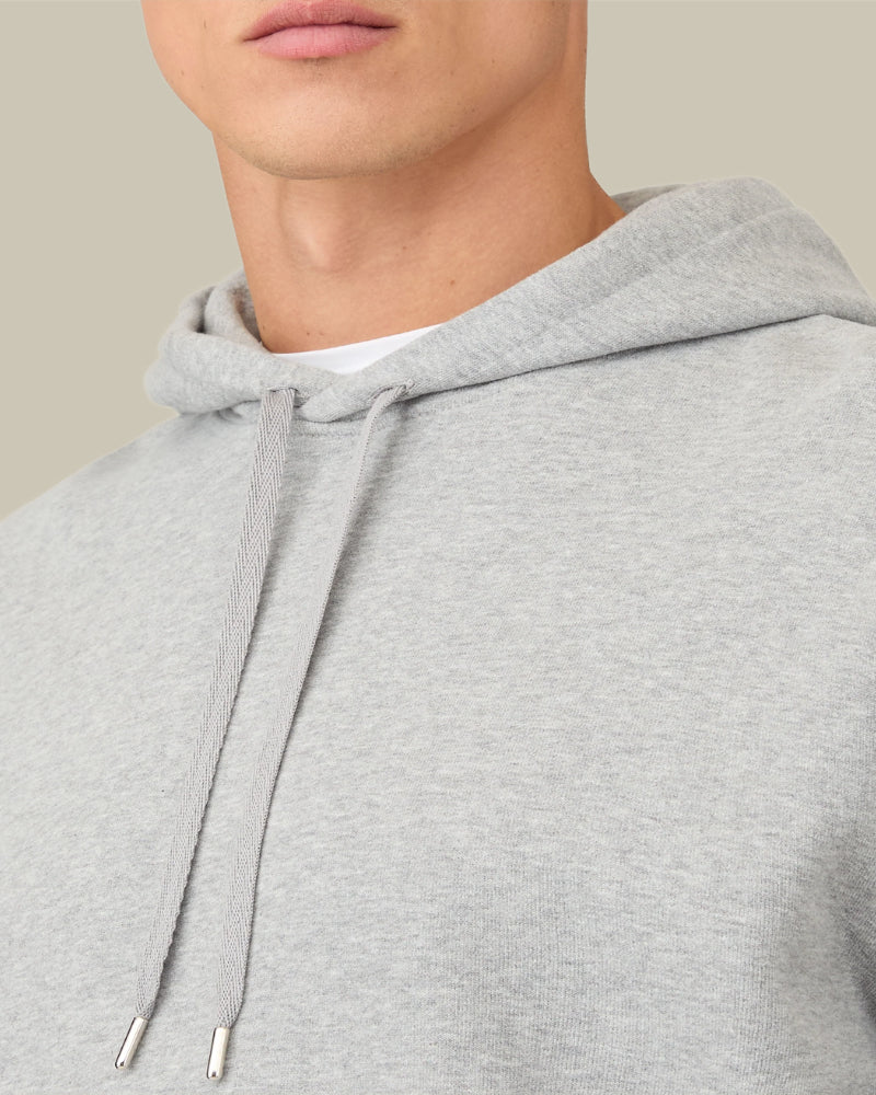 Loopback Hoodie Grey Melange