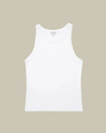Ribbed Tank Top White