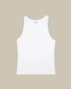 Ribbed Tank Top White