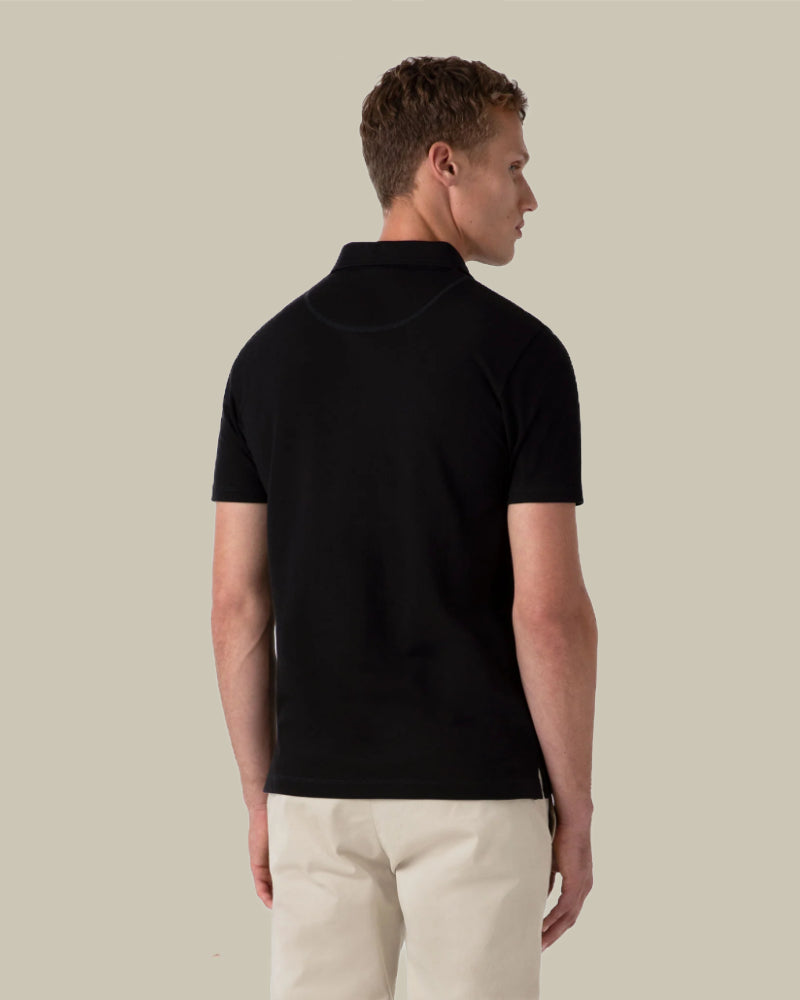 Black Riviera Polo Shirt