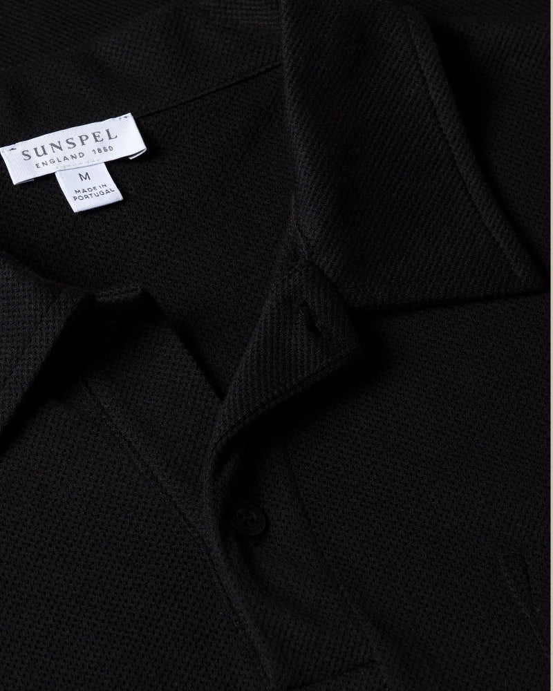 Black Riviera Polo Shirt
