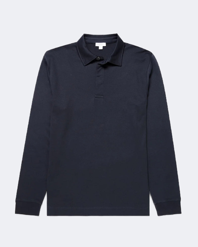 Heavyweight Rugby Polo Shirt Midnight Navy