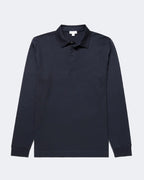 Heavyweight Rugby Polo Shirt Midnight Navy