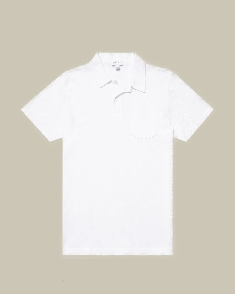 White Riviera Polo Shirt