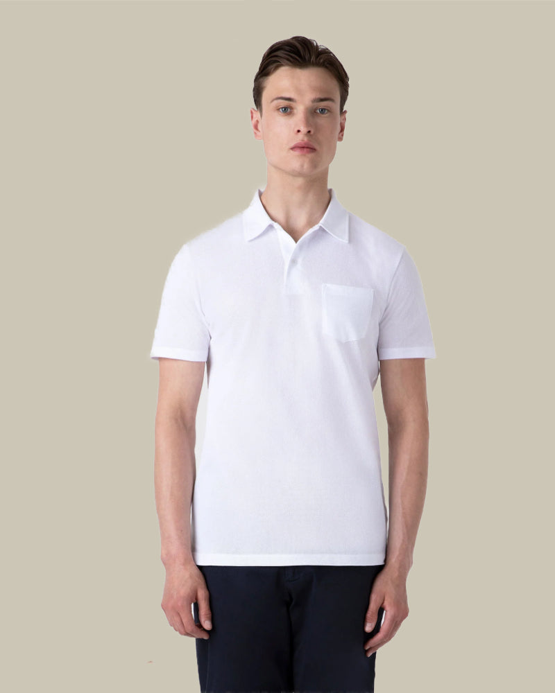 White Riviera Polo Shirt