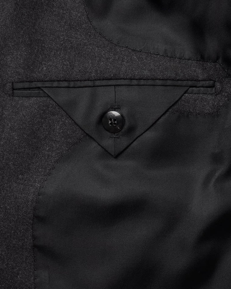Dyllan Charcoal Flannel Suit