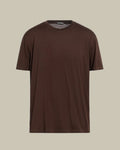 Chocolate Cotton Lyocell T Shirt