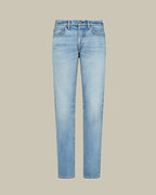Pale Blue Selvedge Denim Straight Fit