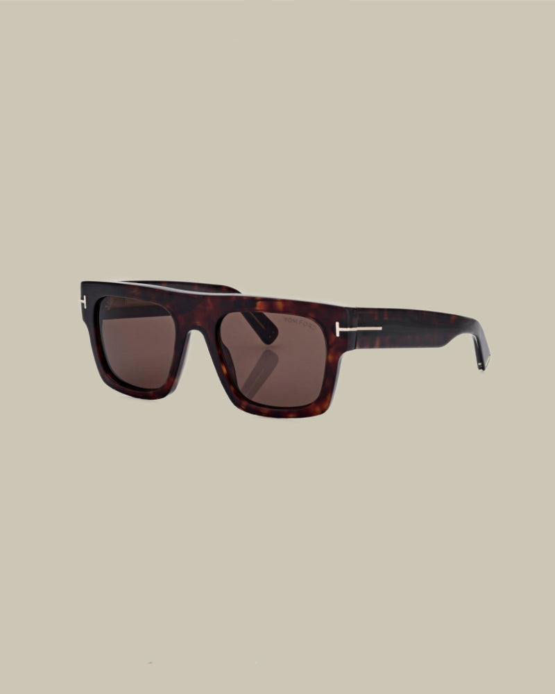 Tortoise Square Frame Sunglasses