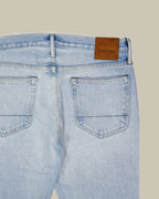 Pale Blue Selvedge Denim Straight Fit