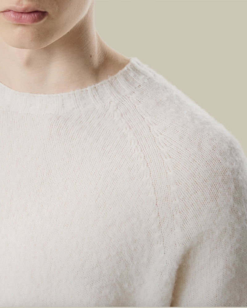 Scottish Teasel Cashmere Crew Neck