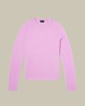 Light Rose Seamless Brushed Cashmere Crewneck