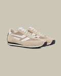 Suede Cream & Black Mick Sneaker