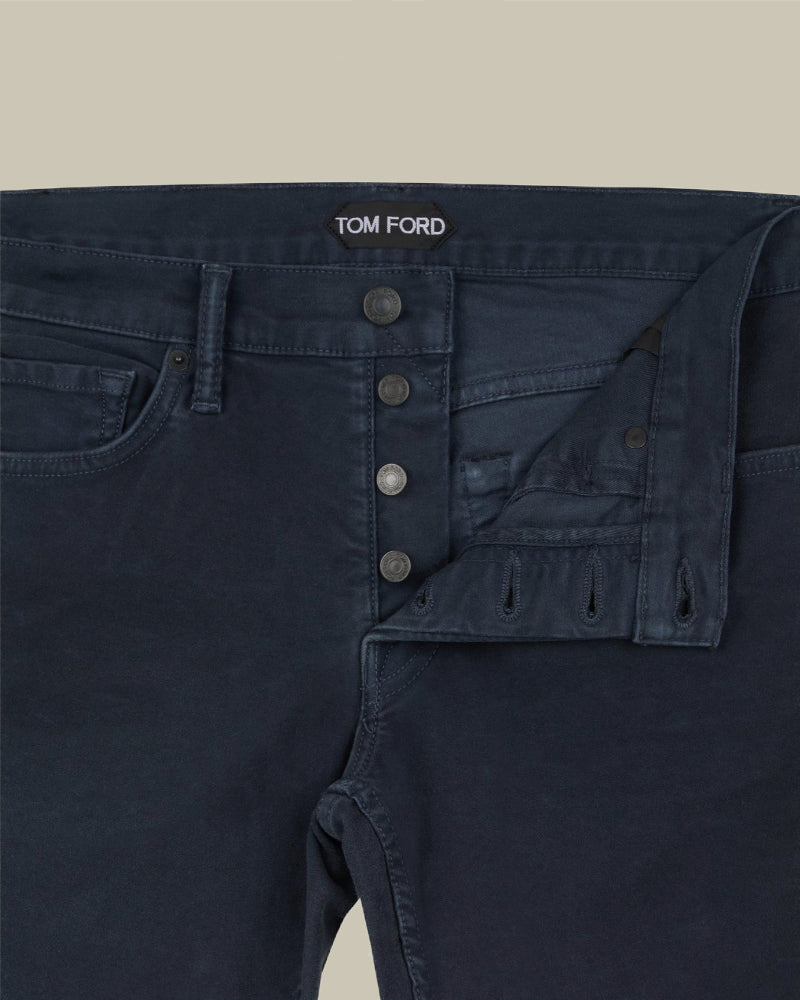 Indigo Moleskin Slim Fit Jean