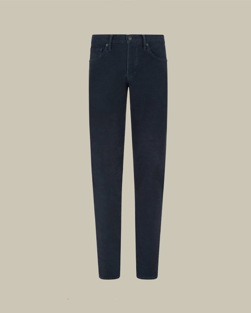Indigo Moleskin Slim Fit Jean