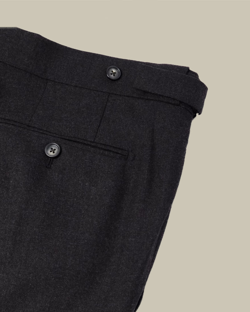 Dyllan Charcoal Flannel Suit